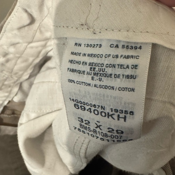 Wrangler Tan Chino Pants Relaxed Fit - Picture 4 of 6